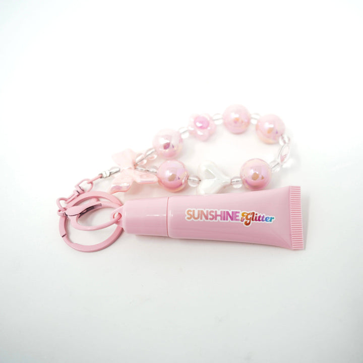 Lip Gloss Bag Charm - Sugar Pink