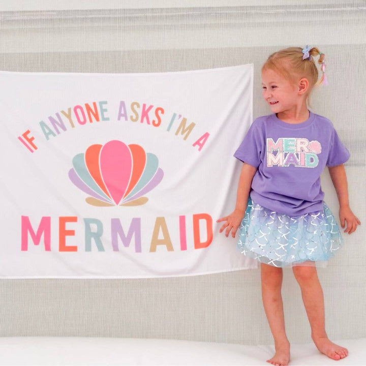 Mermaid Patch Short Sleeve T-Shirt