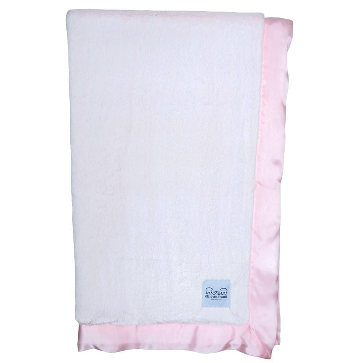 Luxury Satin (Border) Blanket - Pink