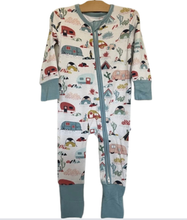 Baby Bamboo Pajamas - Bamboo Sleeper -Desert Western Camper