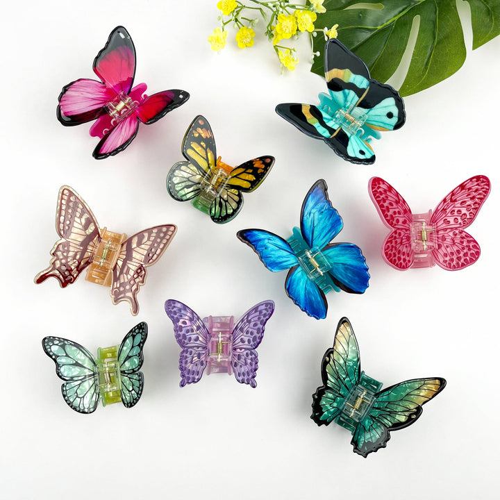 Morpho Butterfly Claw Clip