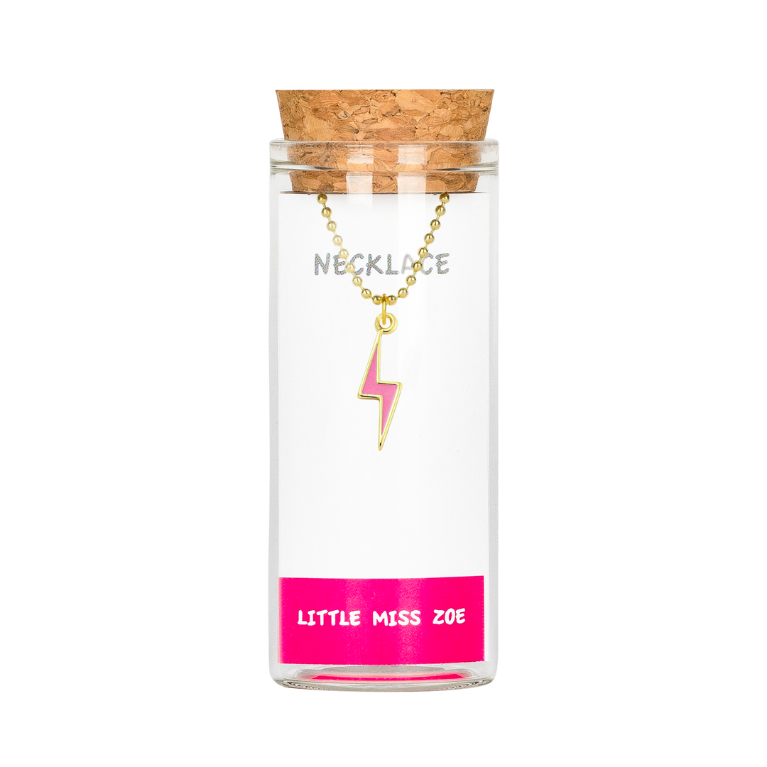 Necklace in a Bottle - Lightning Bolt