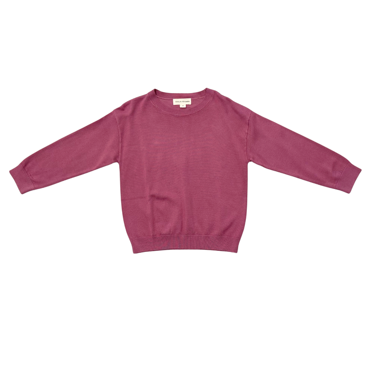 Crew Neck Sweater - Winter Mauve