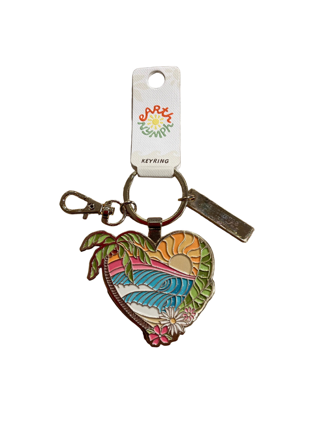 Scenic Heart Keyring