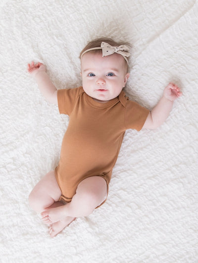 Short Sleeve Classic Bodysuit - Ginger