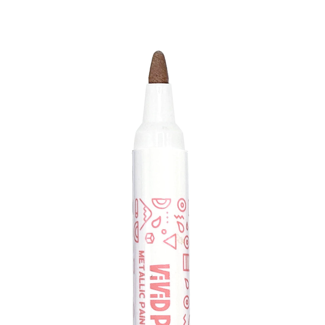 OOLY - Vivid Pop!: Opaque Water-Based Paint Markers - Metallic (Set