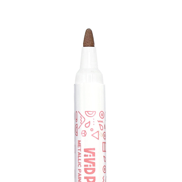 OOLY - Vivid Pop!: Opaque Water-Based Paint Markers - Metallic (Set