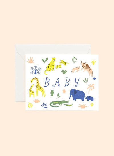 Baby Safari Card