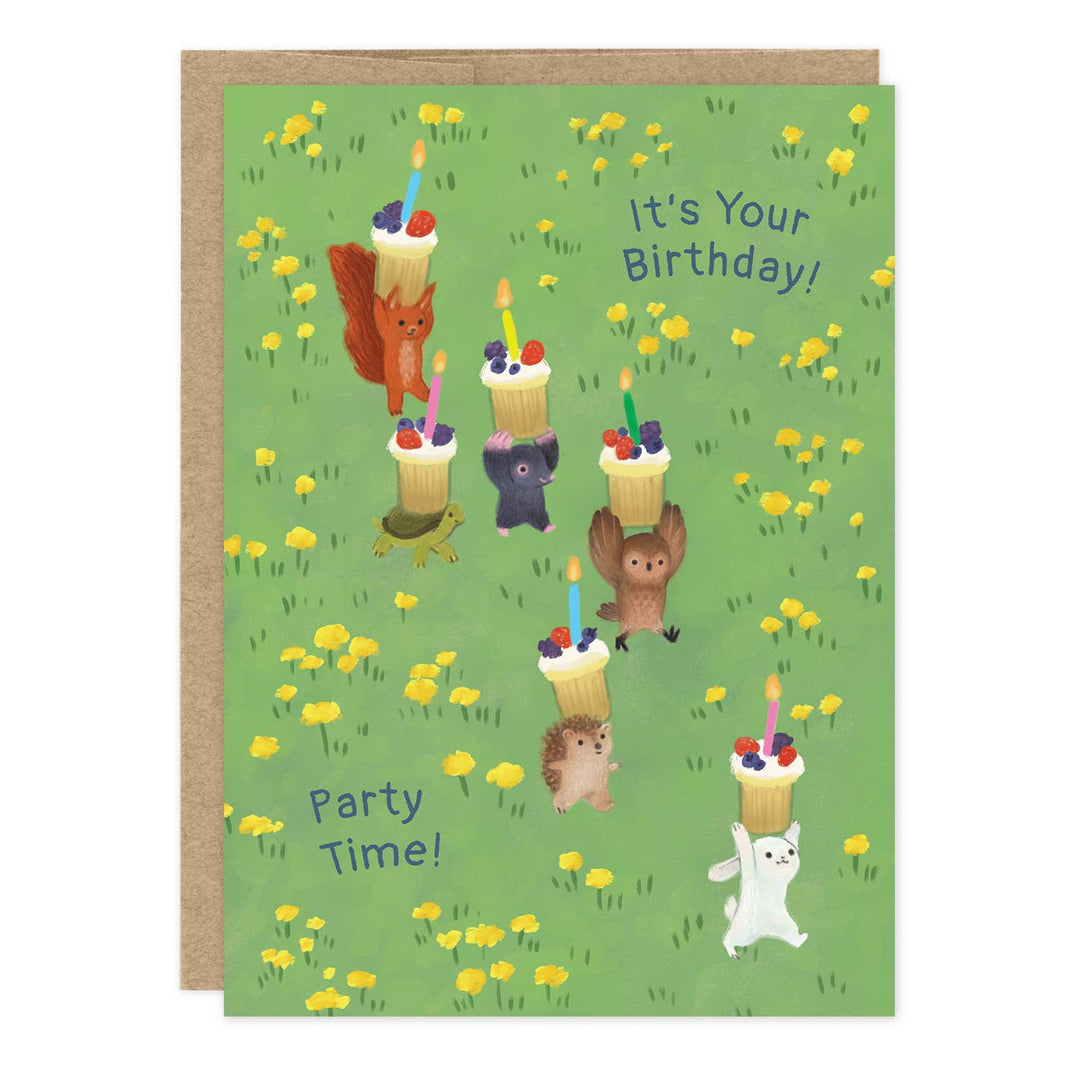 Cupcake Parade Birthday Card