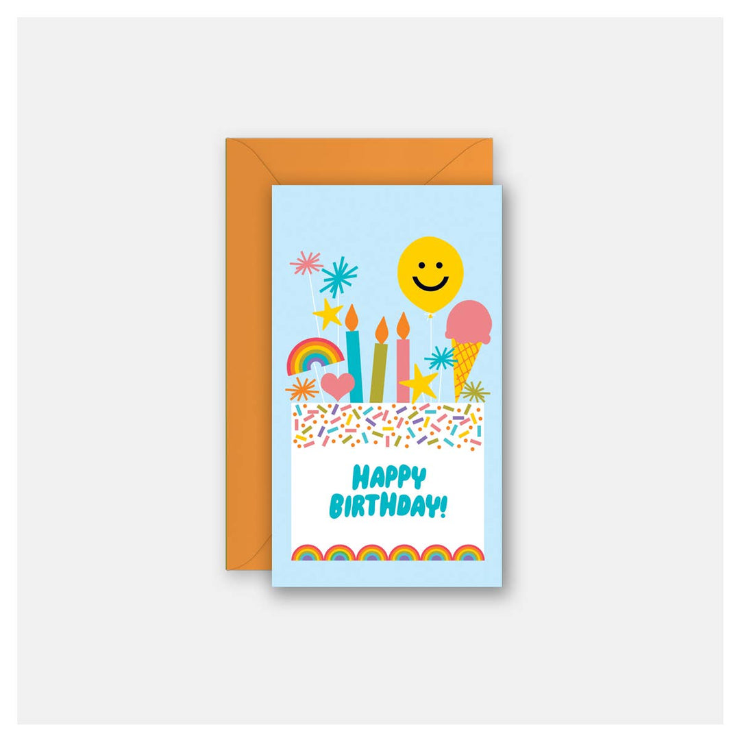 Sprinkle Cake Enclosure Card