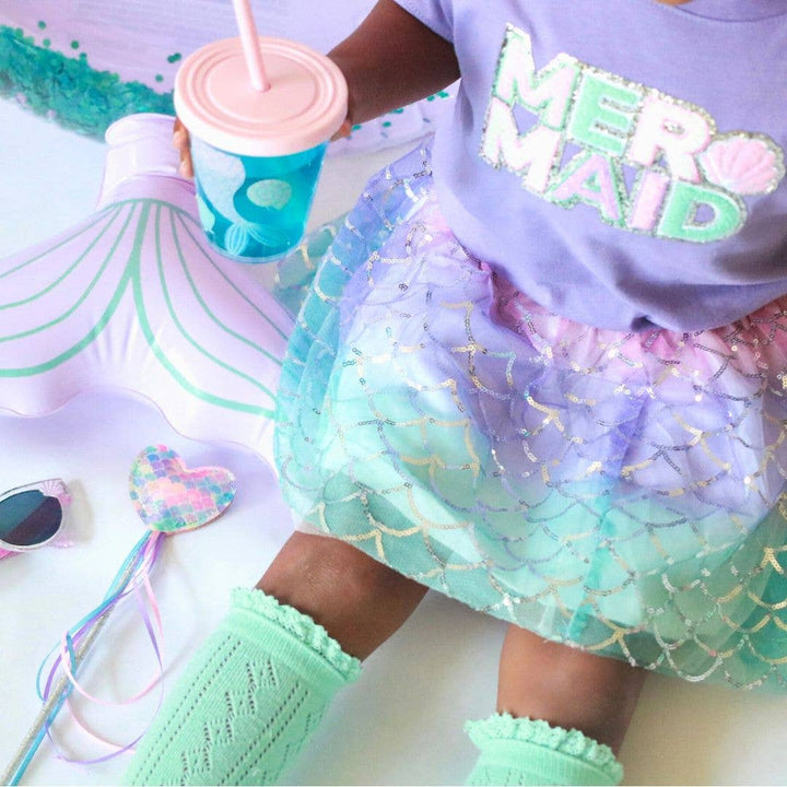 Mermaid Patch Short Sleeve T-Shirt