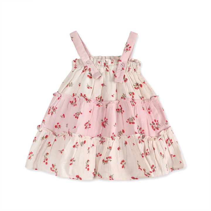 Bijou Tiered Floral Dress + Bloomer