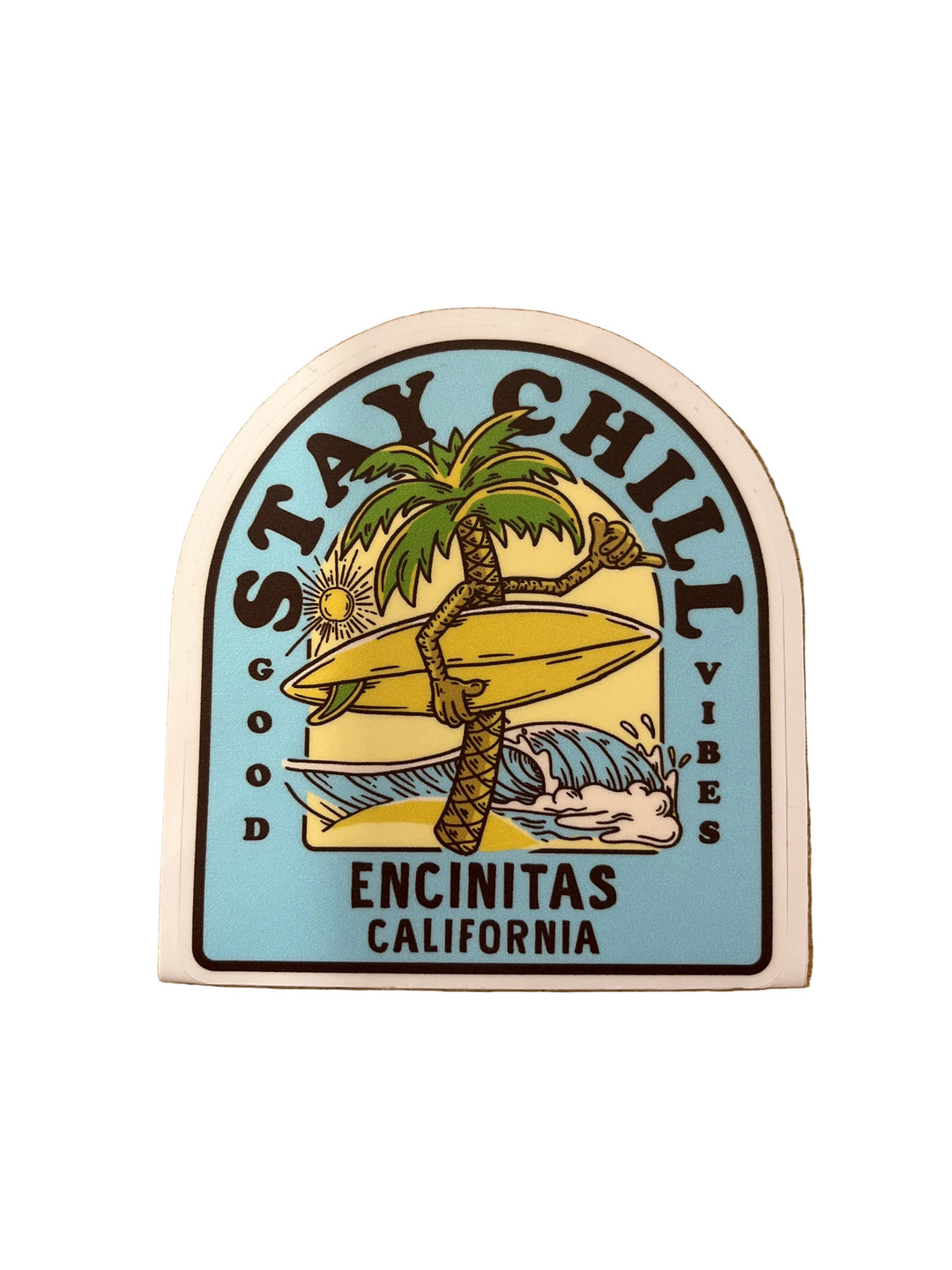 Stay Chill Palm Sticker