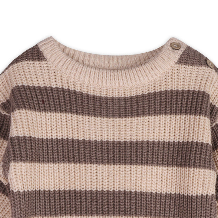 Chunky Knit Pullover - Stripe
