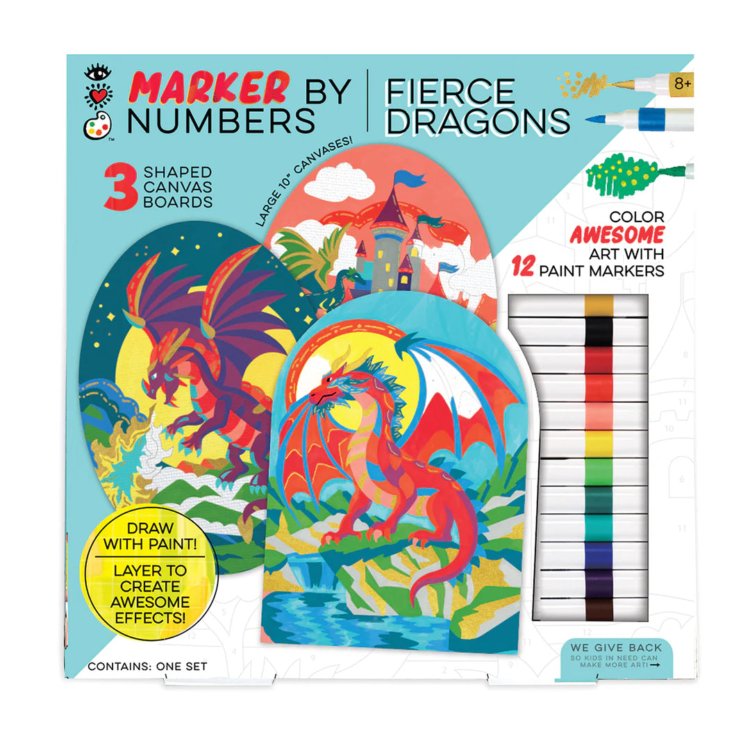 Marker By Numbers - Dragons