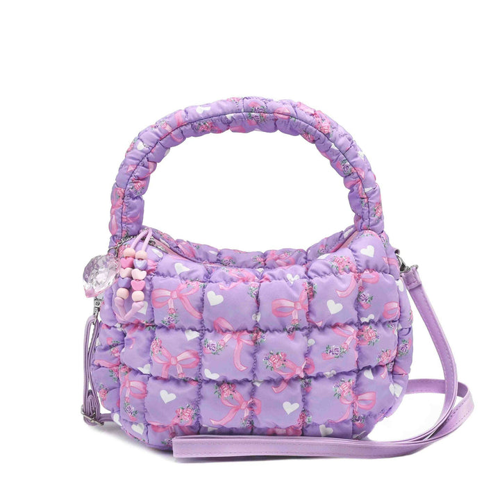 Quilted Scrunchies Floral Crossbody Bag