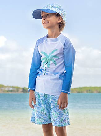 Wesley Swim Trunks - Vintage Paradise