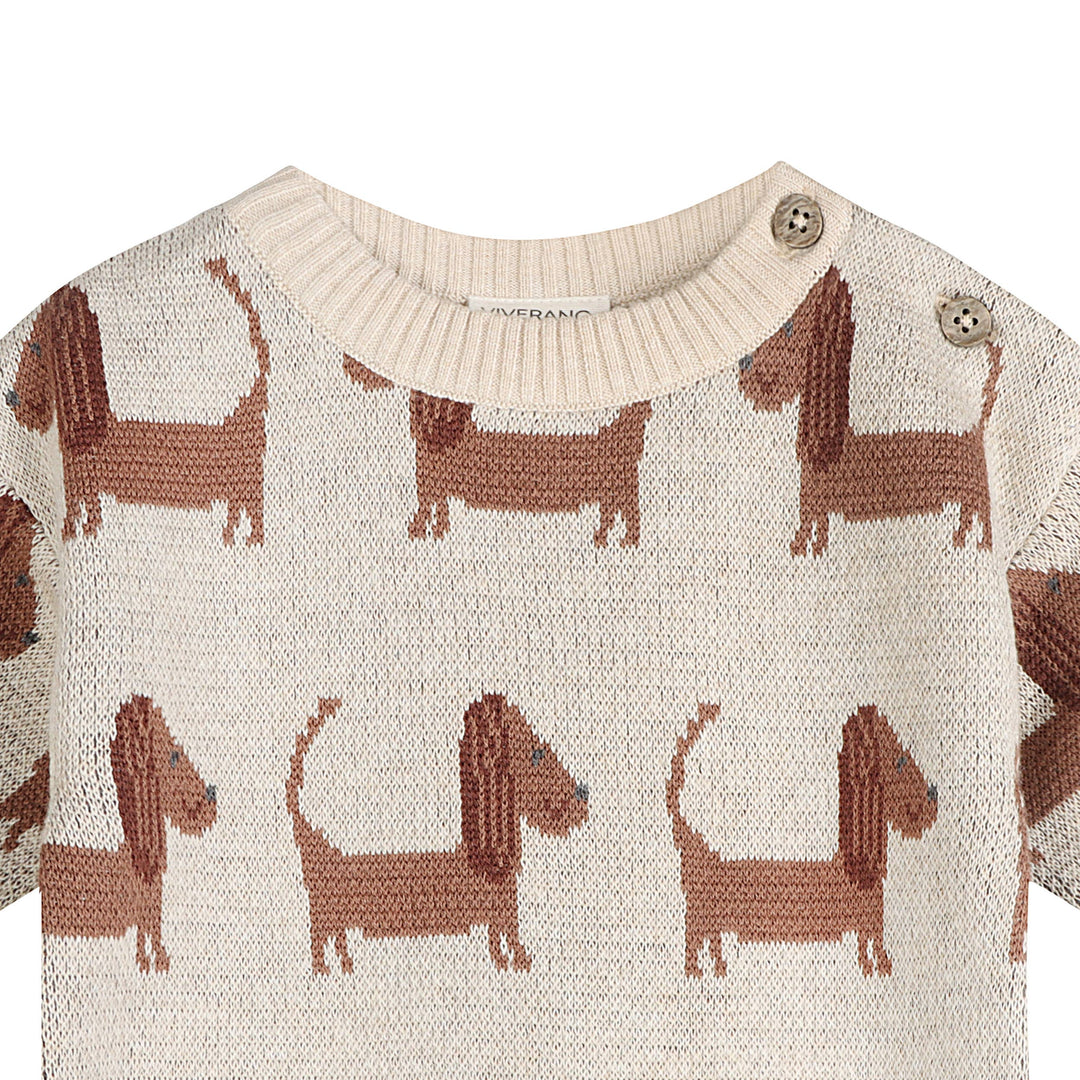 Doxie Dog Knit Pullover