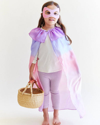 Silk Mask - Pink and Purple