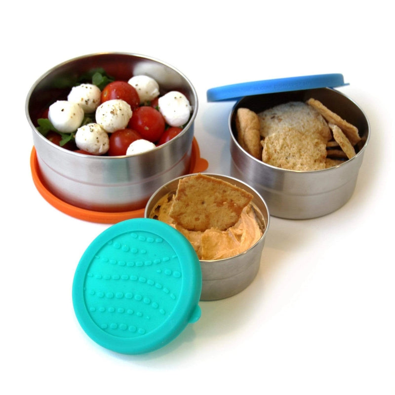 Blue Water Bento Seal Cup Trio 3-Piece Food Container Set