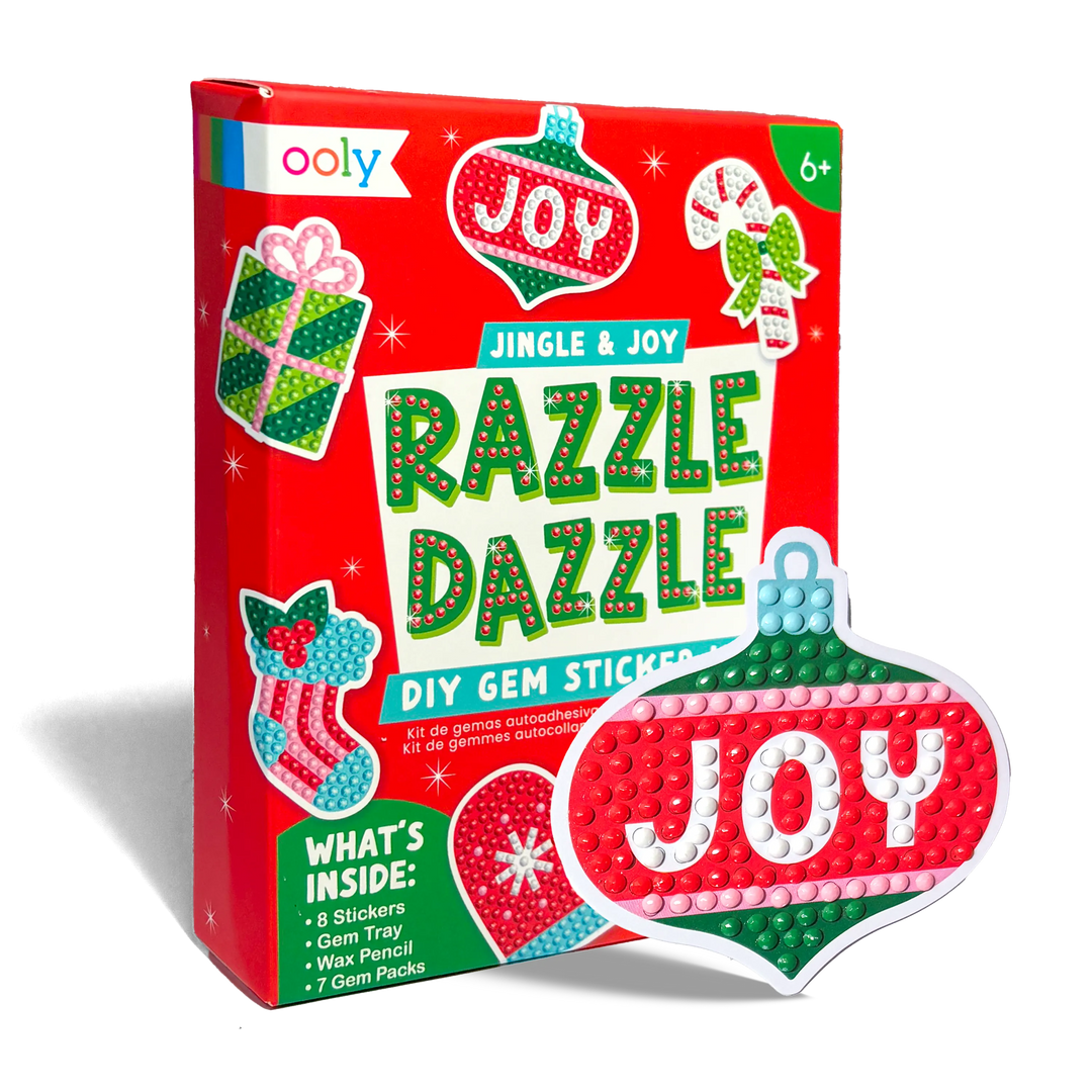 Mini Razzle Dazzle Gem Sticker Kit - Jingle & Joy