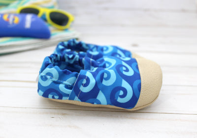 Blue Waves Baby Water Shoes