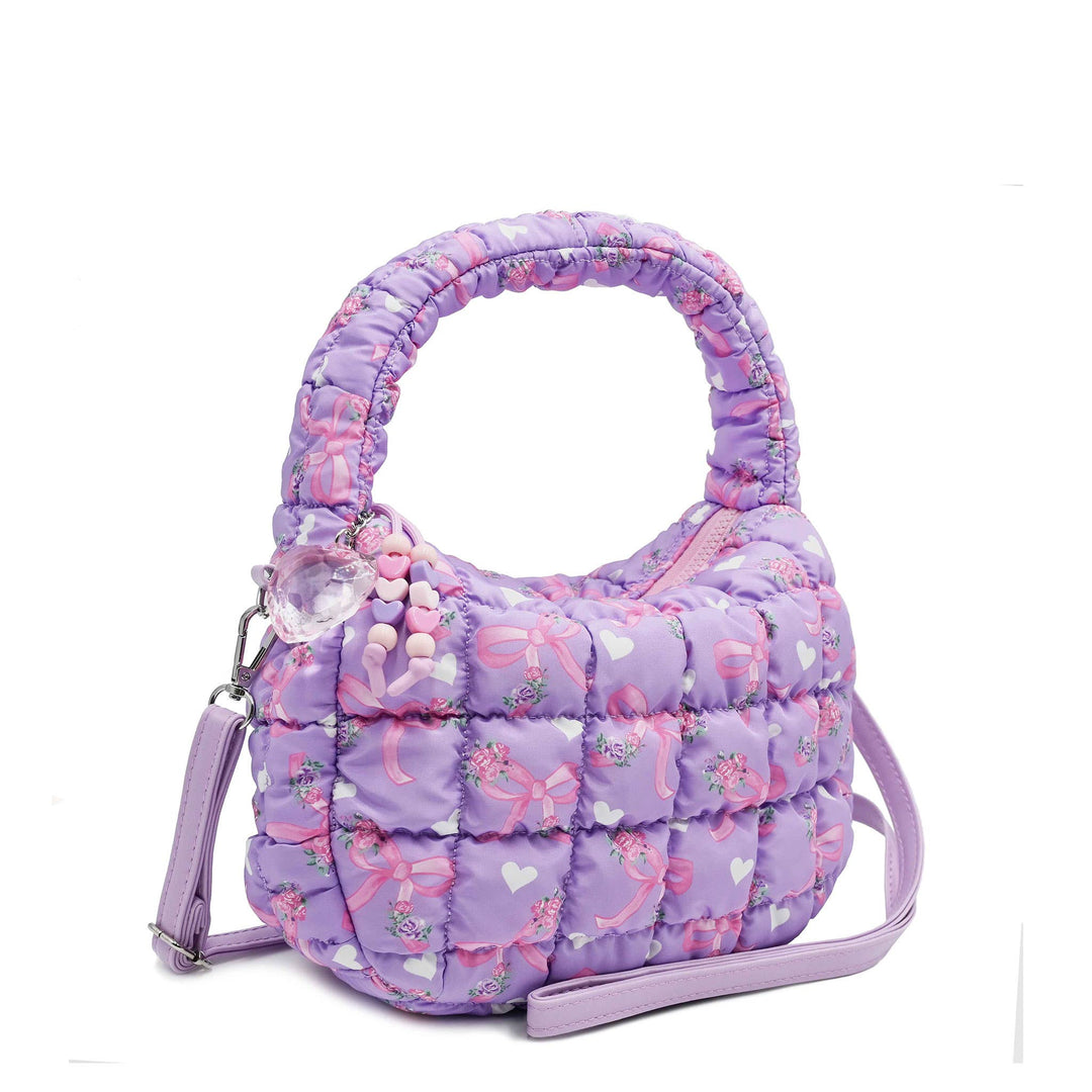 Quilted Scrunchies Floral Crossbody Bag