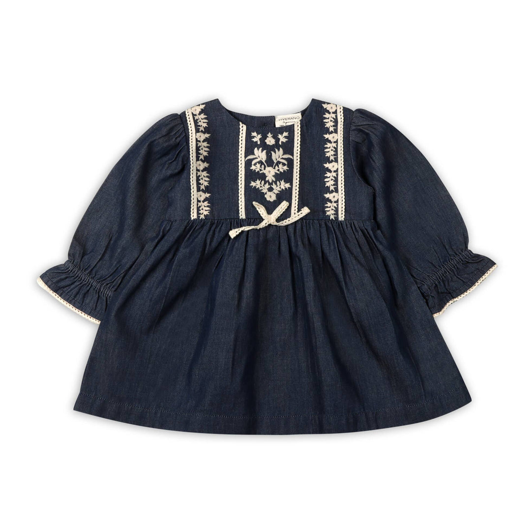 Hudson Denim Embroidered Dress & Bloomer