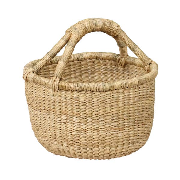 Ghana- Natural No Leather Mini Round