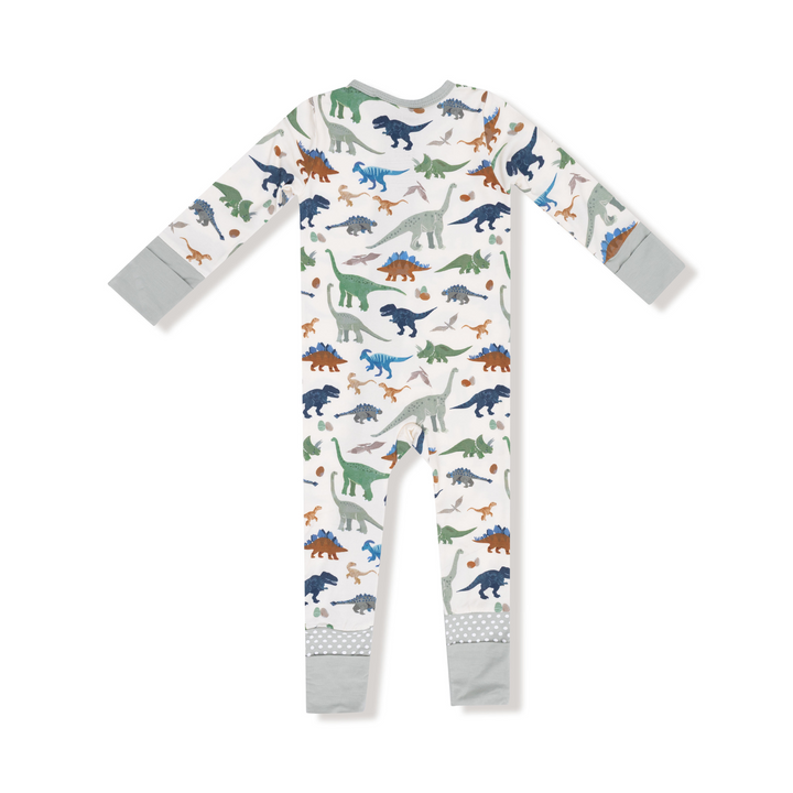 Washy Dino - 2 Way Zipper Romper