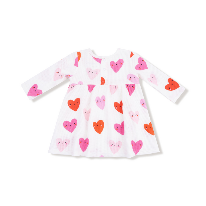 Hearts - Modal Rib - Simple Dress + Bloomer