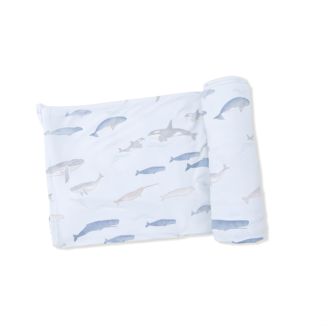Little Whales - Swaddle Blanket