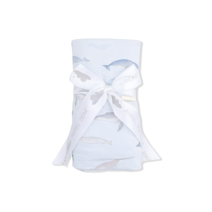 Little Whales - Swaddle Blanket