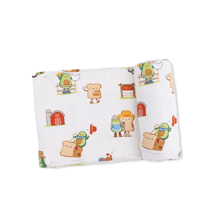 Avocado Toast - Swaddle Blanket