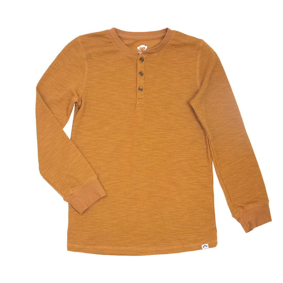 British Khaki Craftsman Thermal Henley