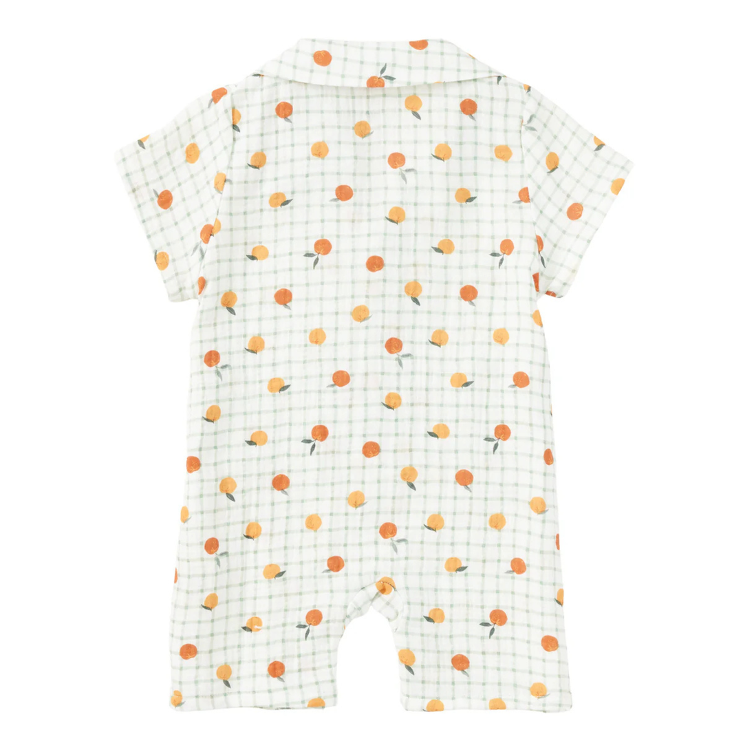 Muslin Cabana Romper - Gingham Grove
