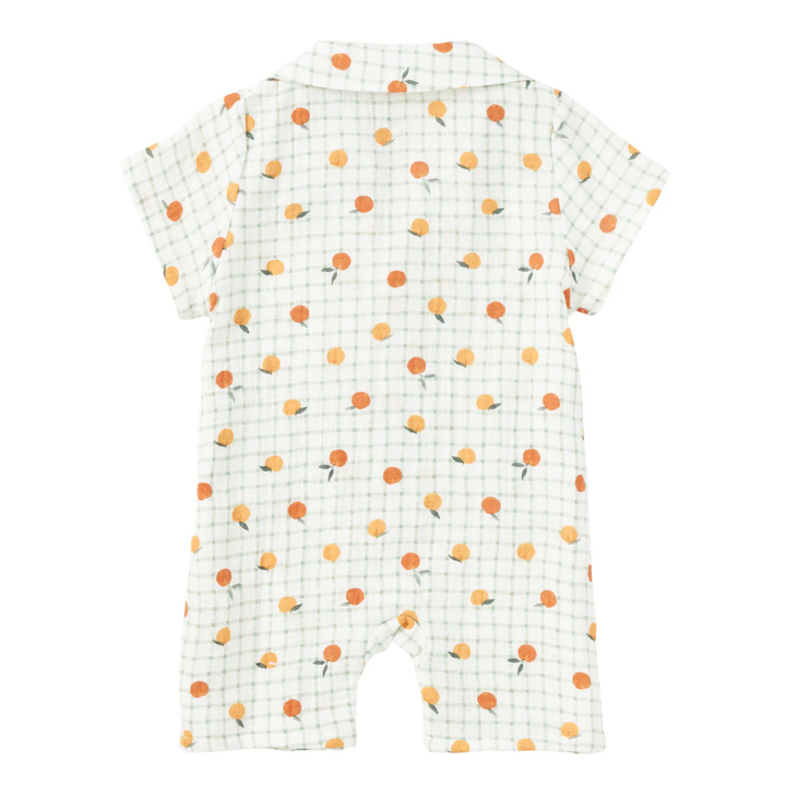Muslin Cabana Romper - Gingham Grove