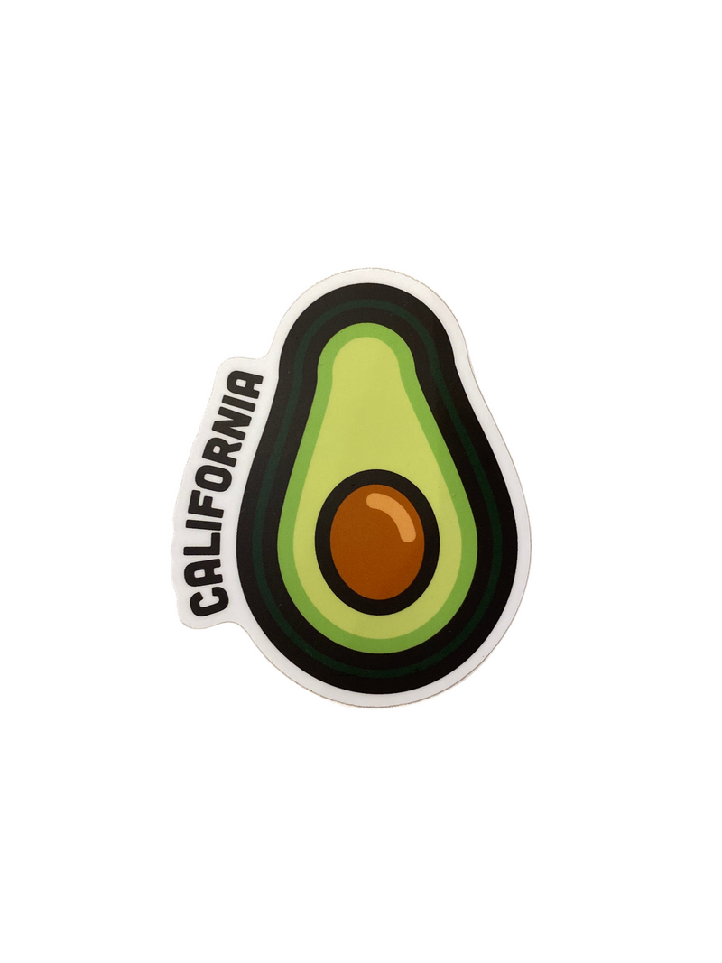 California Avocado - Vinyl Sticker