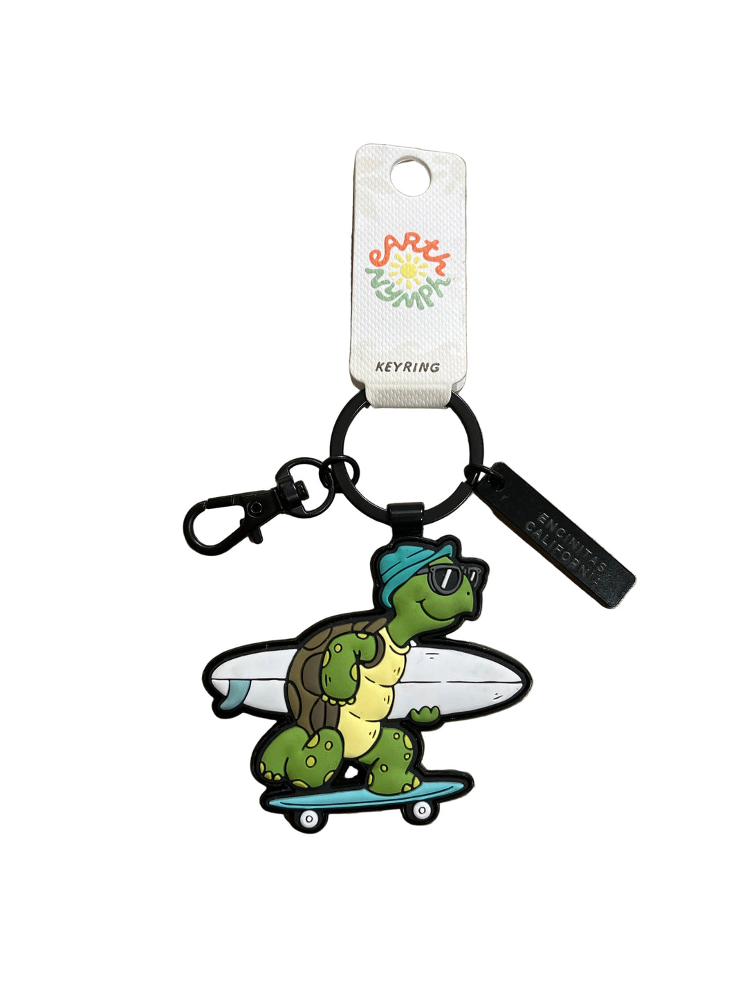 Stoked Turtle Keyring
