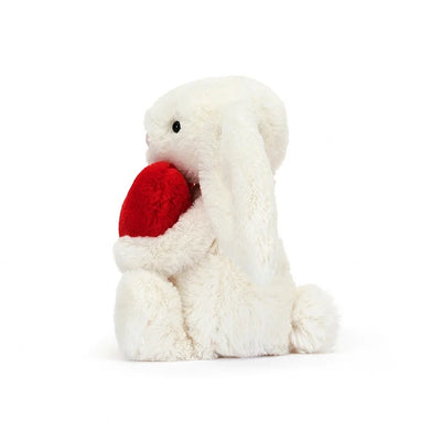 Bashful Red Love Heart Bunny