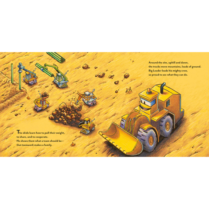 Construction Site: Dad and His Crew Power Through!