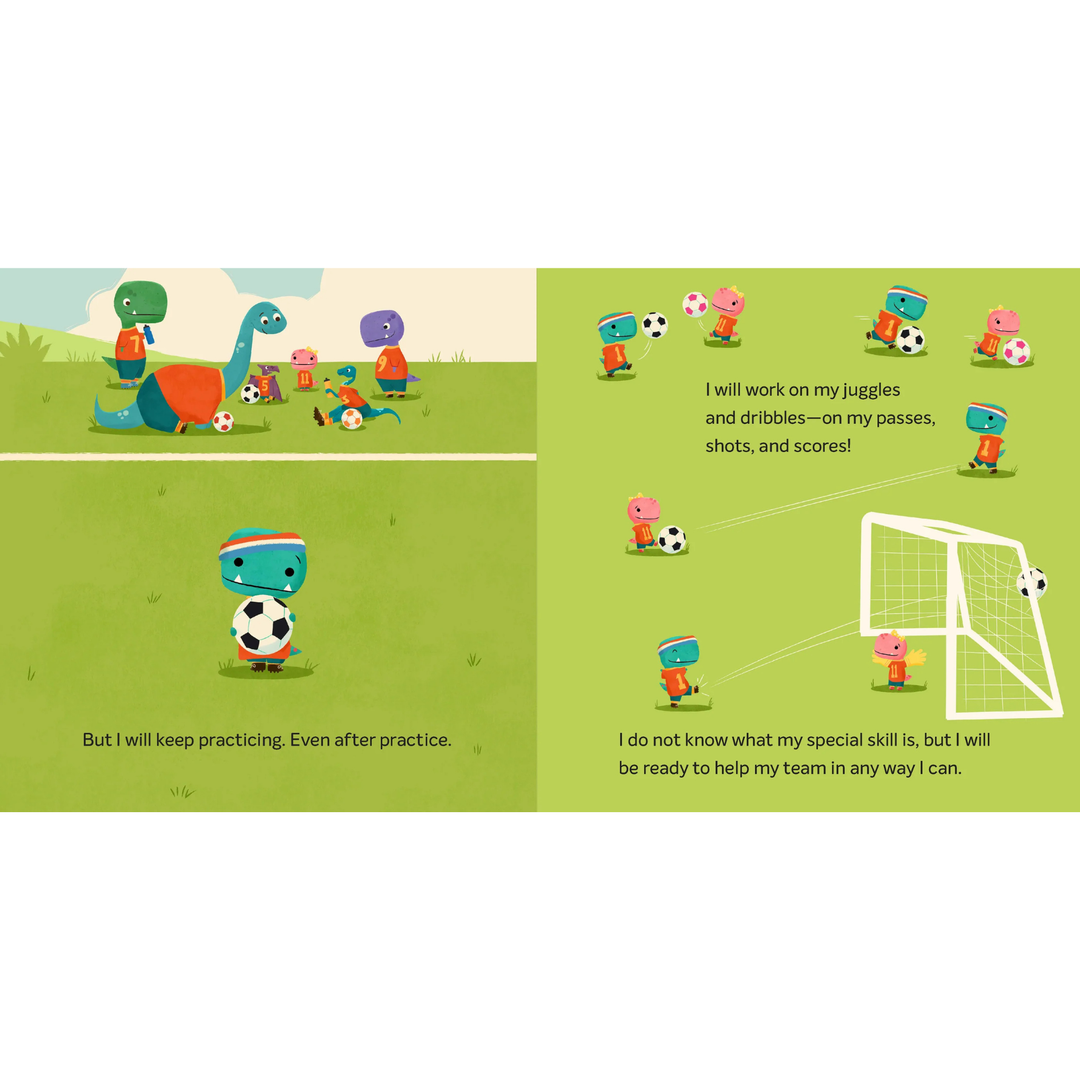 Tiny T. Rex Tries Soccer