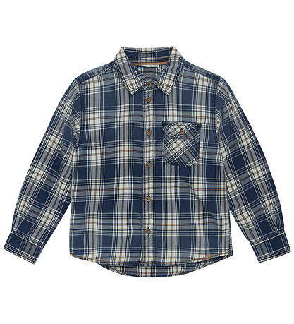 Long Sleeve Flannel - China Blue