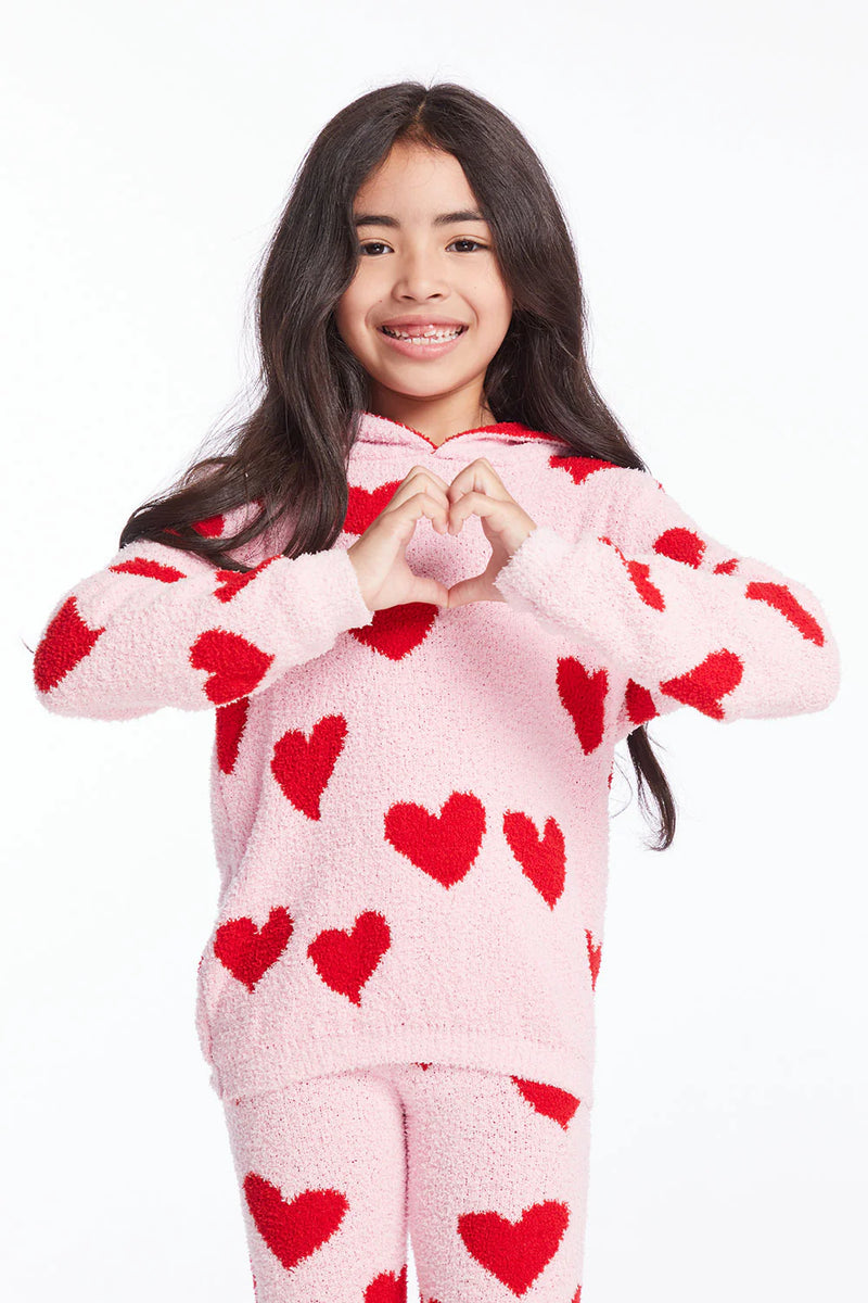 Sugar Heart Fleece Pullover