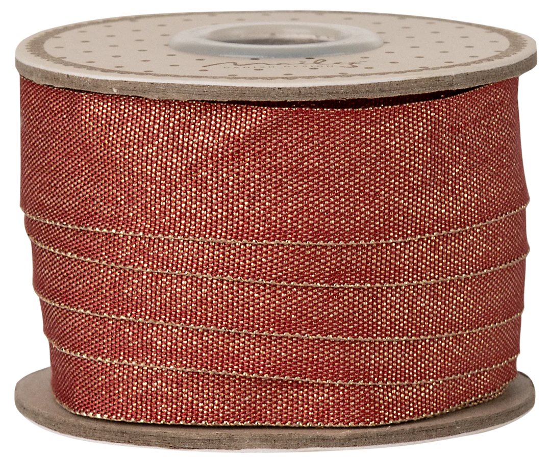 Ribbon, Red/gold