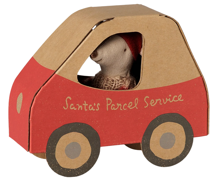 Christmas mouse, Little sister in car box