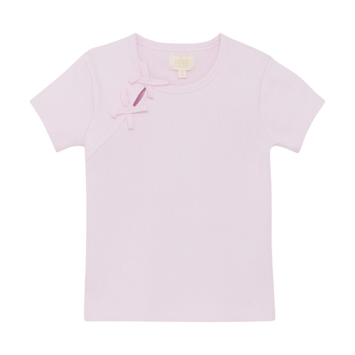 Rib Tee - Rose Pink