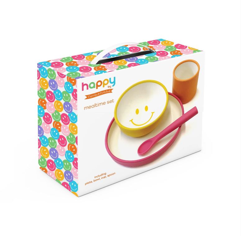 Happy Silicone Mealtime Set