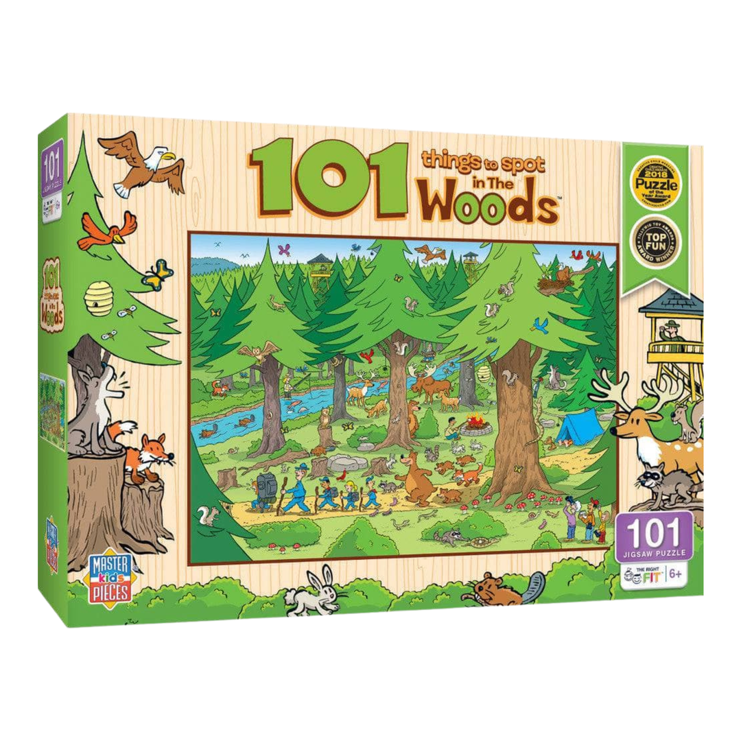 101 Things to Spot in the Woods - 101 piece puzzle