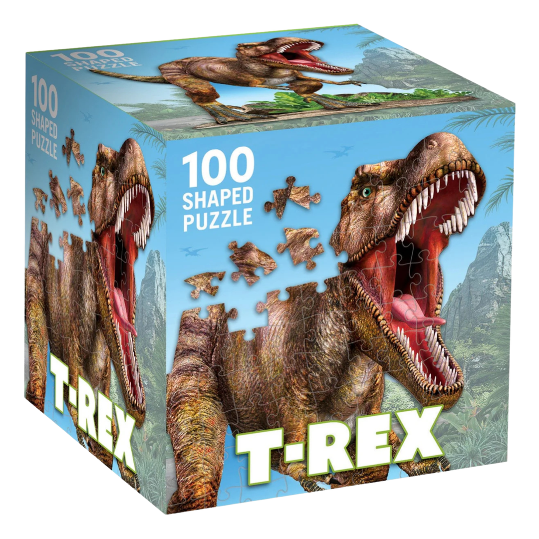 T-Rex - 100 Piece Shaped Puzzle